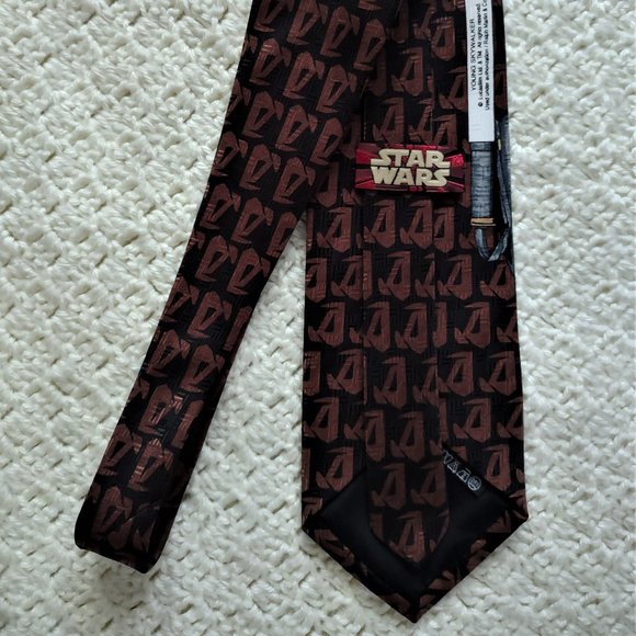 Star Wars/Ralph Marlin~Young Anakin/Luke Skywalker Novelty/Graphic Neck Tie - Picture 3 of 6